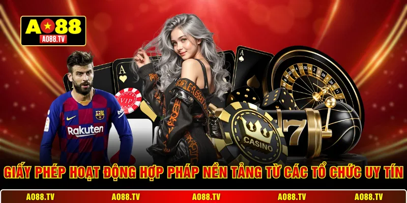 Giấy phép hoạt động hợp pháp của nền tảng từ các tổ chức uy tín