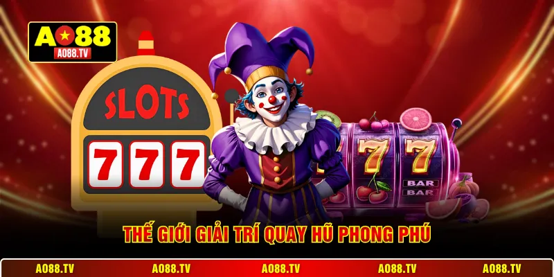 Thế giới giải trí quay hũ phong phú